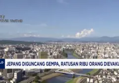 Gempa Dahsyat 7,1 SR Guncang Jepang, Ratusan Ribu Warga Dievakuasi, Ancaman Tsunami Diwaspadai