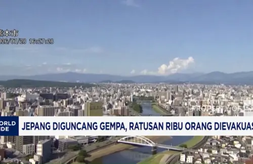 Gempa Dahsyat 7,1 SR Guncang Jepang, Ratusan Ribu Warga Dievakuasi, Ancaman Tsunami Diwaspadai