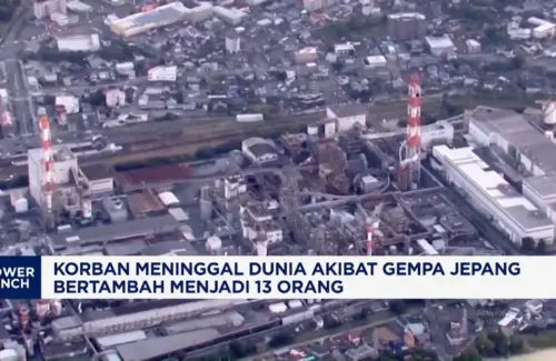 Gempa Maut di Jepang: Korban Meninggal Capai 13 Jiwa, Ribuan Evakuasi