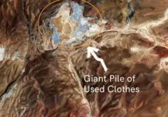 Gunungan Pakaian Bekas di Atacama: Jejak Sampah Fashion yang Terlihat dari Antariksa