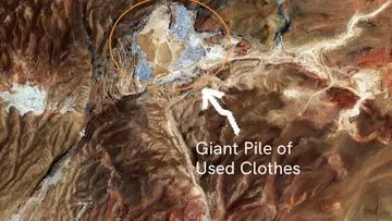 Gunungan Pakaian Bekas di Atacama: Jejak Sampah Fashion yang Terlihat dari Antariksa