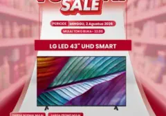 Transmart Full Day Sale Tawarkan Diskon Hingga 70% untuk LED TV 43 Inch