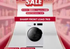 Promo Mesin Cuci 7kg di Transmart Full Day Sale: Harga Mulai Rp 4 Jutaan