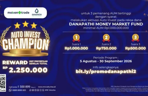 Raih Reksa Dana Gratis: MotionTrade dan Danapathi AM Gelar Kompetisi Auto Invest Champion