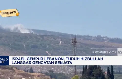 Israel Gempur Lebanon, Tuduh Hizbullah Picu Pelanggaran Gencatan Senjata