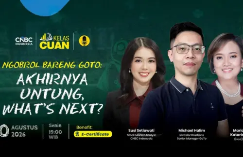 Kelas Cuan Online Kembali Hadir, Tawarkan Edukasi Investasi Gratis untuk Masyarakat