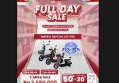 Transmart Gelar "Full Day Sale" 9 Agustus 2026, Sajikan Diskon Sepeda Listrik dan Lainnya