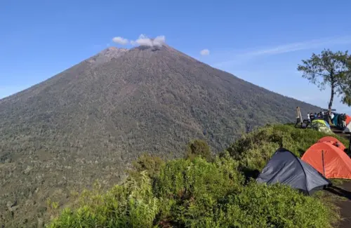 Kebakaran Landa Gunung Rinjani Malam Hari, Tim Gabungan TNGR Bergegas Padamkan Api