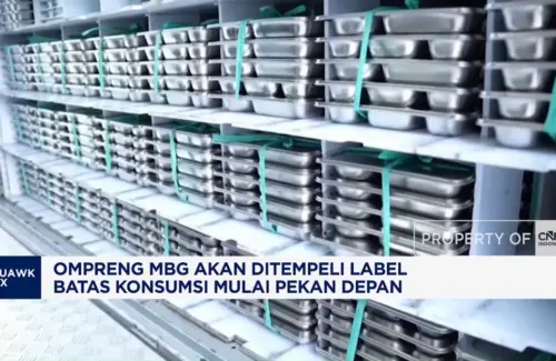Label Batas Konsumsi Segera Hadir di Ompreng MBG Pekan Depan
