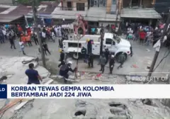 Gempa M 7,4 Guncang Kolombia, Ratusan Tewas dan Ribuan Mengungsi