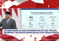 Prabowo: BUMN Bukan 'Sapi Perah' Penguasa, Harus Profesional dan Transparan