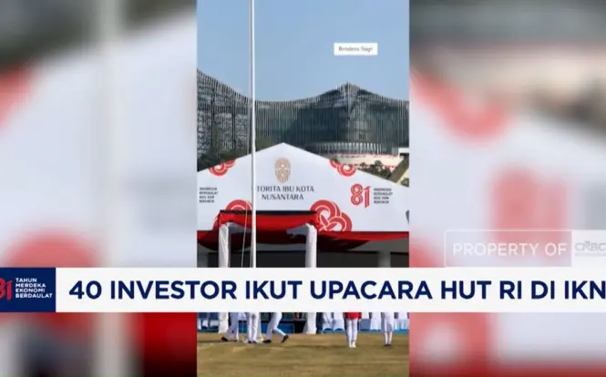 Puluhan Investor Asing Saksikan Langsung Upacara HUT RI ke-79 di IKN, Tanda Minat Serius?