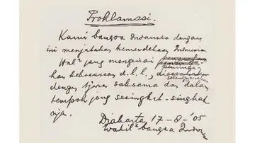 Misteri Teks Proklamasi Asli Tulisan Tangan Soekarno: Jejak dan Keberadaannya