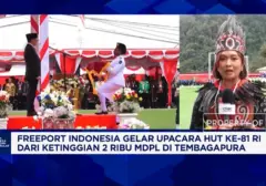 Merayakan Kemerdekaan di Puncak Grasberg: Freeport Indonesia Gelar Upacara HUT RI ke-81 dari Ketinggian 2.000 MDPL