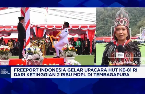 Merayakan Kemerdekaan di Puncak Grasberg: Freeport Indonesia Gelar Upacara HUT RI ke-81 dari Ketinggian 2.000 MDPL