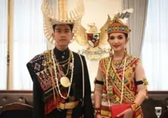 Gibran Rakabuming Tampil Gagah dengan Ti'i Langga Khas Rote pada Upacara HUT RI ke-79