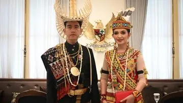 Gibran Rakabuming Tampil Gagah dengan Ti'i Langga Khas Rote pada Upacara HUT RI ke-79