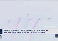 Pesawat Tempur Rafale dan Airbus A400M Unjuk Gigi Perdana di Istana Merdeka: Simbol Modernisasi Pertahanan Indonesia