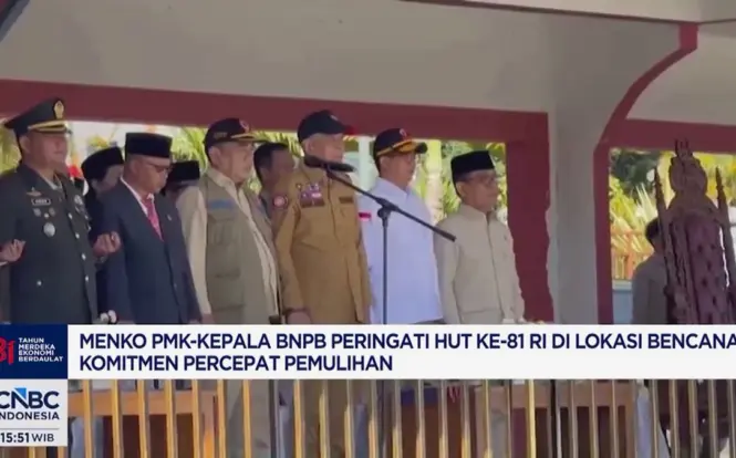 Momen Haru HUT ke-81 RI: Menko PMK dan Kepala BNPB Ziarahi Lokasi Gempa NTT