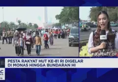 Semarak Pesta Rakyat HUT ke-81 RI: Monas hingga Bundaran HI Bergema Kemeriahan