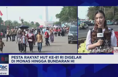 Semarak Pesta Rakyat HUT ke-81 RI: Monas hingga Bundaran HI Bergema Kemeriahan
