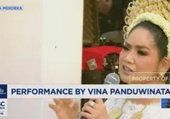 Vina Panduwinata dan Wali Band Gebrak Panggung Perayaan HUT ke-81 RI