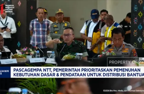 Fokus Penanganan Pascagempa di NTT, Pemerintah Prioritaskan Bantuan Mendesak