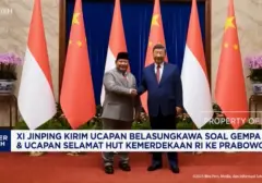 Presiden Xi Jinping Sampaikan Duka Gempa NTT dan Selamat HUT RI kepada Prabowo