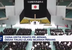 China Kecam Pidato PM Jepang Soal Sejarah Perang, Desak Refleksi Mendalam