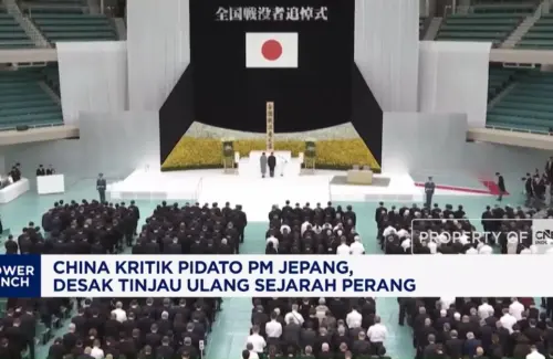 China Kecam Pidato PM Jepang Soal Sejarah Perang, Desak Refleksi Mendalam
