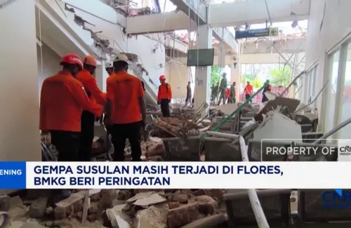 Flores Diguncang Gempa Susulan, BMKG Imbau Masyarakat Tetap Waspada