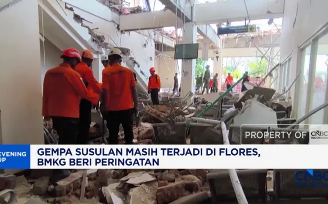Flores Diguncang Gempa Susulan, BMKG Imbau Masyarakat Tetap Waspada