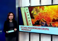 Kekeringan Ekstrem Landa Eropa, Sungai Mengering dan Ancaman Krisis Pangan Makin Nyata
