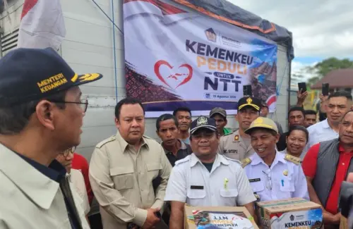 Menteri Purbaya Tinjau Langsung Lokasi Bencana, Salurkan Bantuan Kemanusiaan