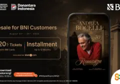 BNI Tawarkan Pengalaman Eksklusif Konser "Romanza" Andrea Bocelli untuk Nasabahnya