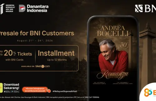 BNI Tawarkan Pengalaman Eksklusif Konser "Romanza" Andrea Bocelli untuk Nasabahnya
