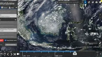 Kalimantan Terselimuti Kabut Asap: Ribuan Titik Panas Muncul di Citra Satelit NOAA-20