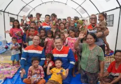 Pertamina Salurkan Bantuan Kemanusiaan untuk Warga Terdampak Gempa Flores