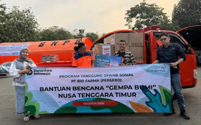 Bio Farma Group Turun Tangan: Kapabilitas Kesehatan Dikerahkan untuk Korban Gempa NTT