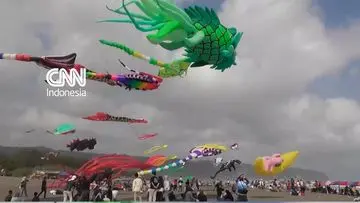 Festival Layang-layang Gebrak Keindahan Pantai Parangkusumo Yogyakarta