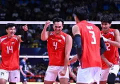 Dominasi Timnas Voli Putra Indonesia Berlanjut, Kamboja Tumbang 3-0 di Laga Uji Coba Kedua