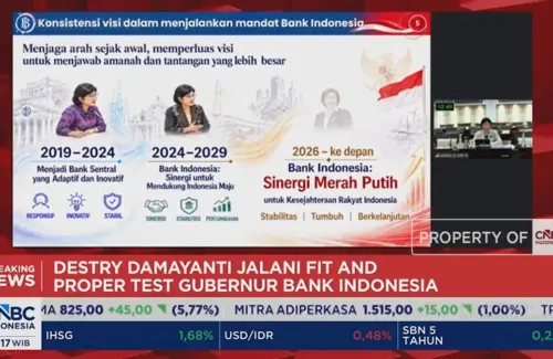 Destry Damayanti Paparkan Visi Kebijakan Jika Pimpin Bank Indonesia