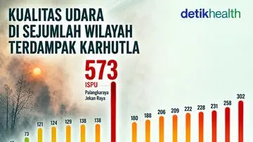 Udara Memburuk di Area Karhutla: Kualitas Udara Capai Kategori Berbahaya