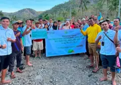 Pegadaian Peduli Dukung Pembangunan Jembatan Raba Sau di Desa Mawu, Tingkatkan Akses Warga
