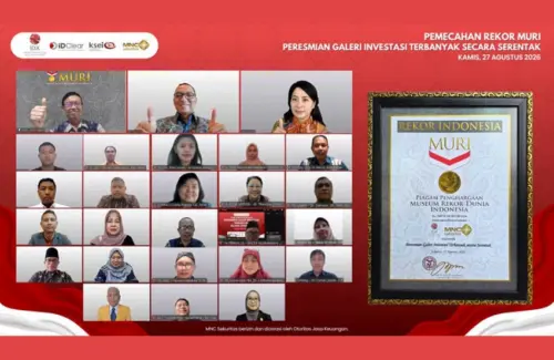 BEI dan MNC Sekuritas Cetak Rekor MURI Lewat Peresmian 100 Galeri Investasi Sekaligus