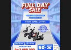 Transmart Full Day Sale: Diskon Besar Menanti Sepeda Listrik dan Kebutuhan Lainnya