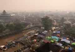 Langit Pontianak Diselimuti Kabut Kuning Pekat, BMKG Jelaskan Penyebabnya