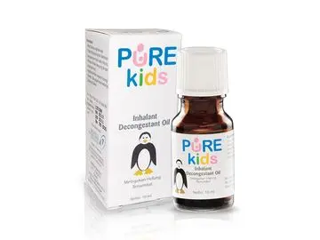 Atasi Hidung Tersumbat Anak Saat Flu dengan Pure Kids Inhalant Decongestant Oil