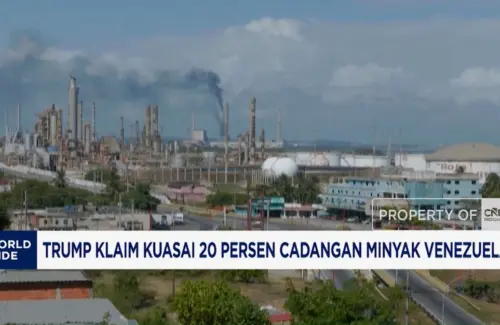 Trump Sesumbar Kuasai 20% Cadangan Minyak Venezuela, AS Bantah Lakukan Pengambilalihan