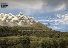 Gunung Sinabung Kembali Erupsi, Status Waspada Diberlakukan